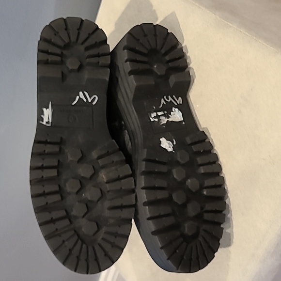 GBG Los Angeles Black Combat Boots Sz. 6 - Picture 8 of 10